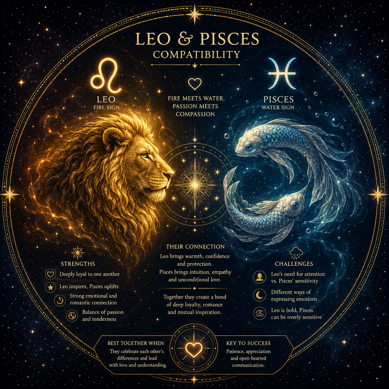 Leo and Pisces Compatibility